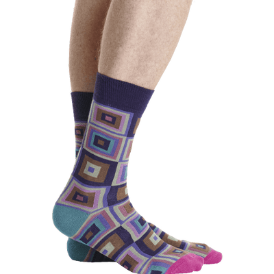 Twin Roads - Violet Cube Socks for Him