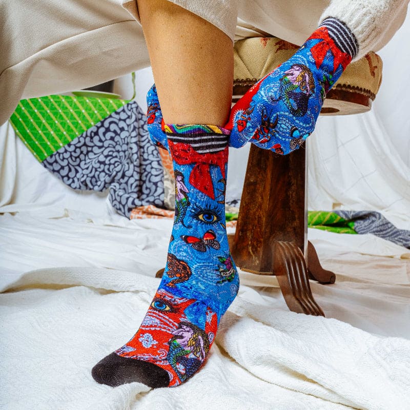 Bandana Printed Socks for Her