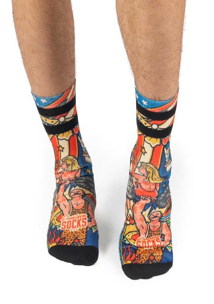 Twin Roads - Circus Printed Socks for Him