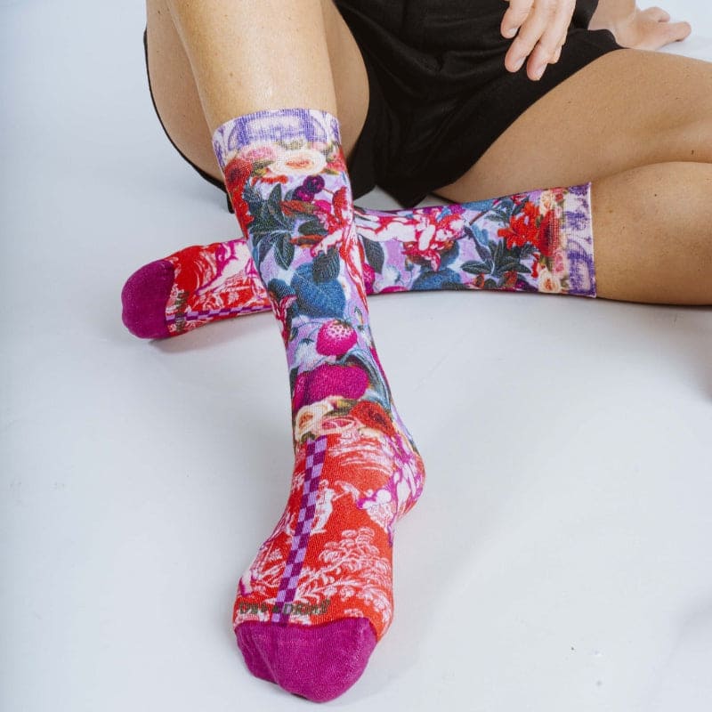 Twin Roads - Angels Loom Printed  Socks for Her