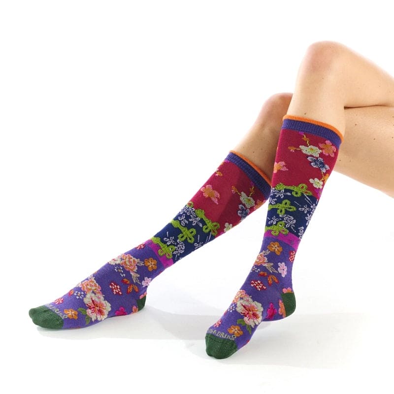 Twin Roads - Shochikubai Knee High Socks for Her