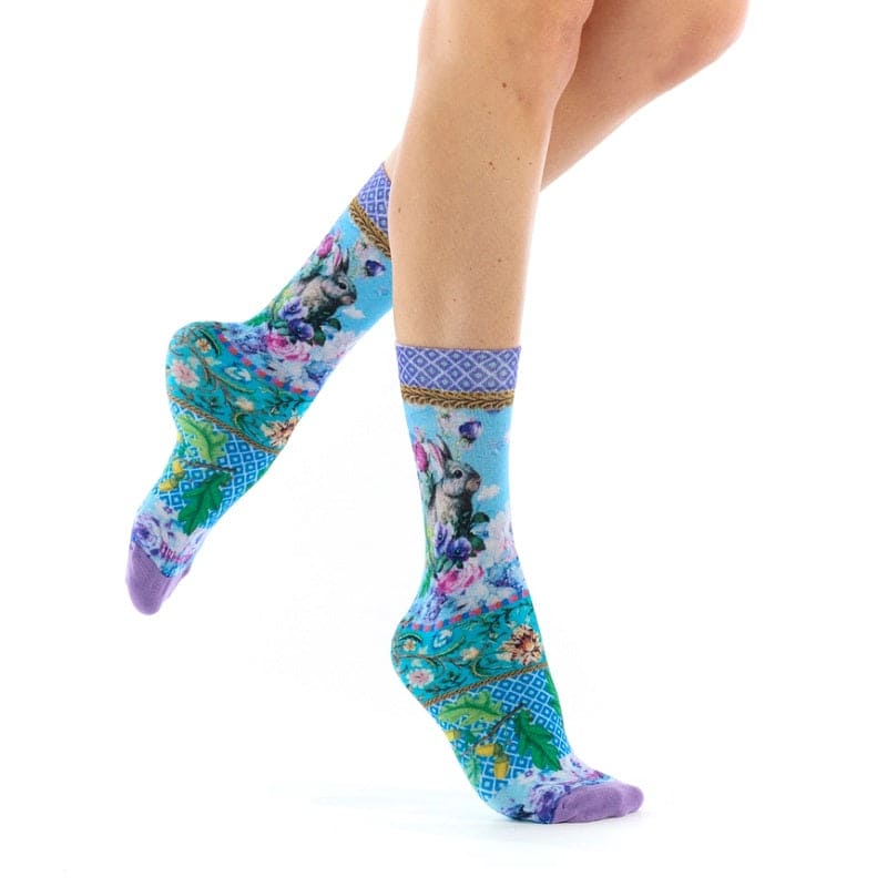 Twin Roads - Garenne Printed Crew Socks for Her