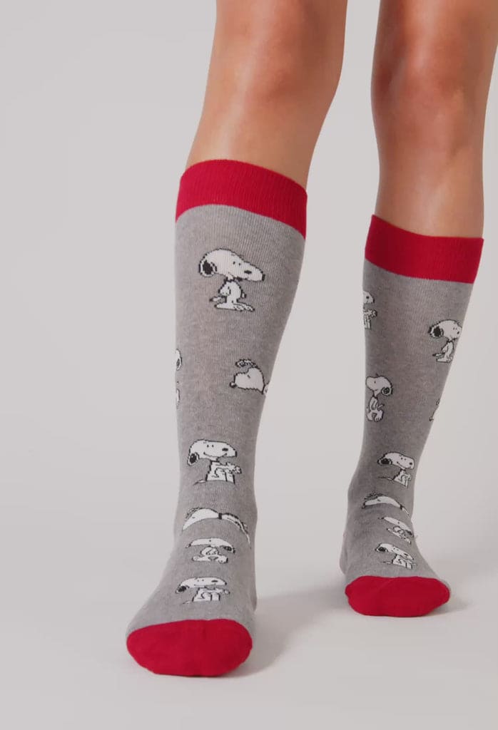 Snoopy Grey Socks for Him