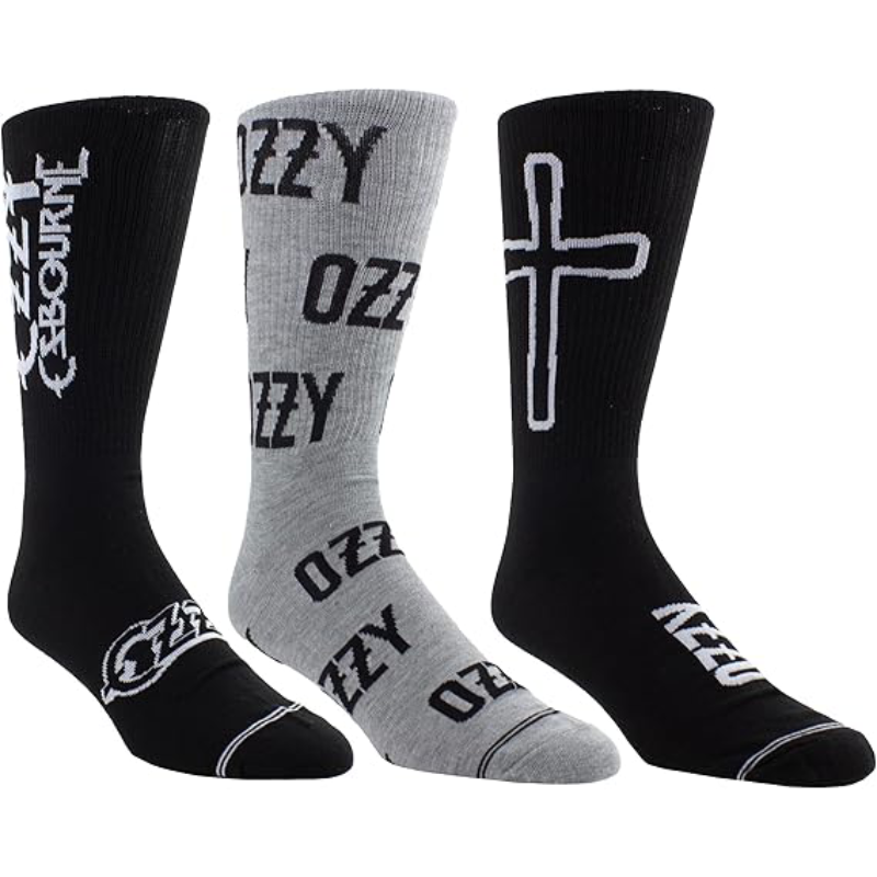 OZZY GUITAR TIN SOCK BOX, 3 PAIR
