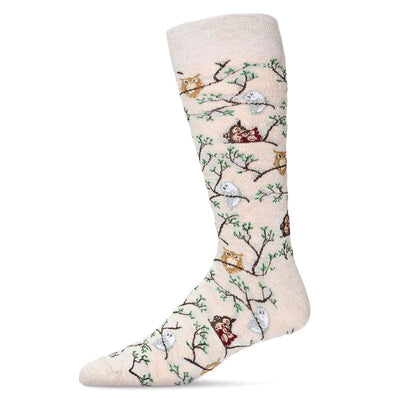 Twin Roads - Owl Bamboo Socks for Him