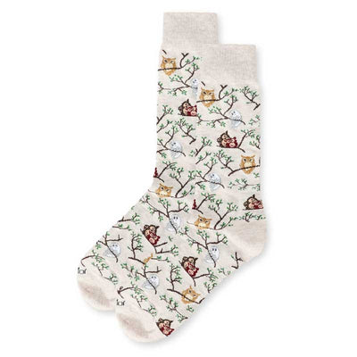 Twin Roads - Owl Bamboo Socks for Him
