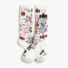 Twin Roads - Basquiat Batman Socks for Him