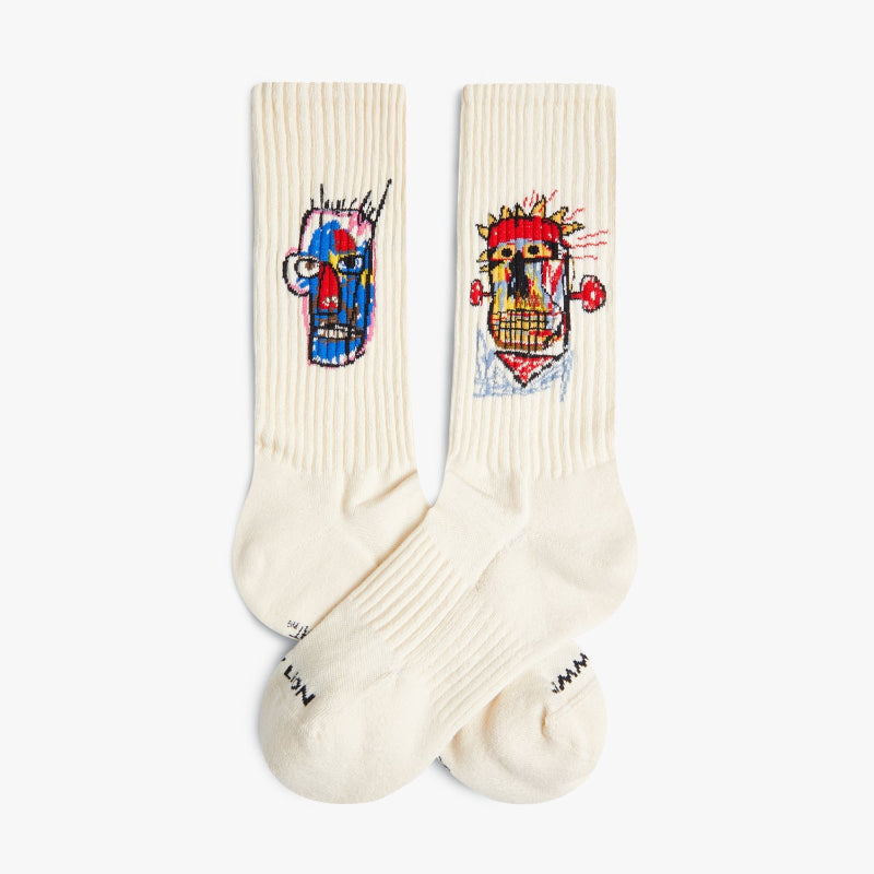 Twin Roads - Basquiat Athletic Heads Socks for Him