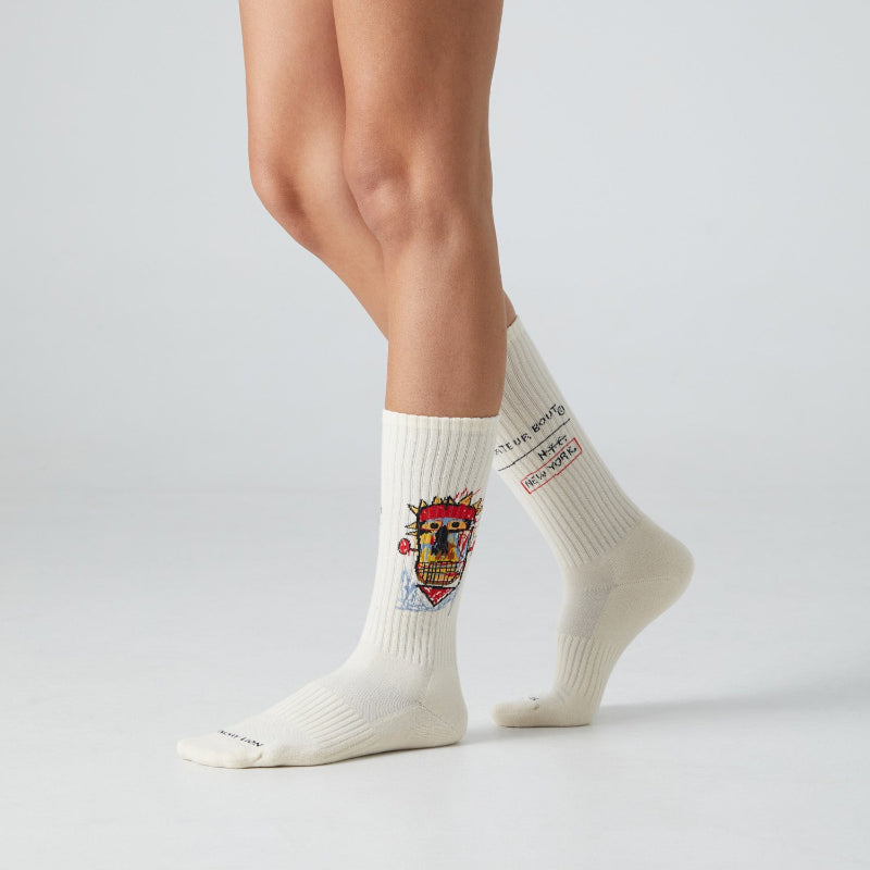 Twin Roads - Basquiat Athletic Heads Socks for Him