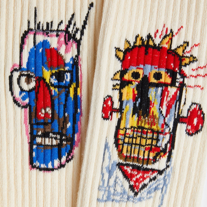 Twin Roads - Basquiat Athletic Heads Socks for Him