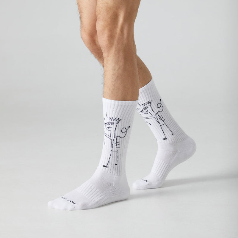 Twin Roads - Basquiat Athletic TKO Socks for Him