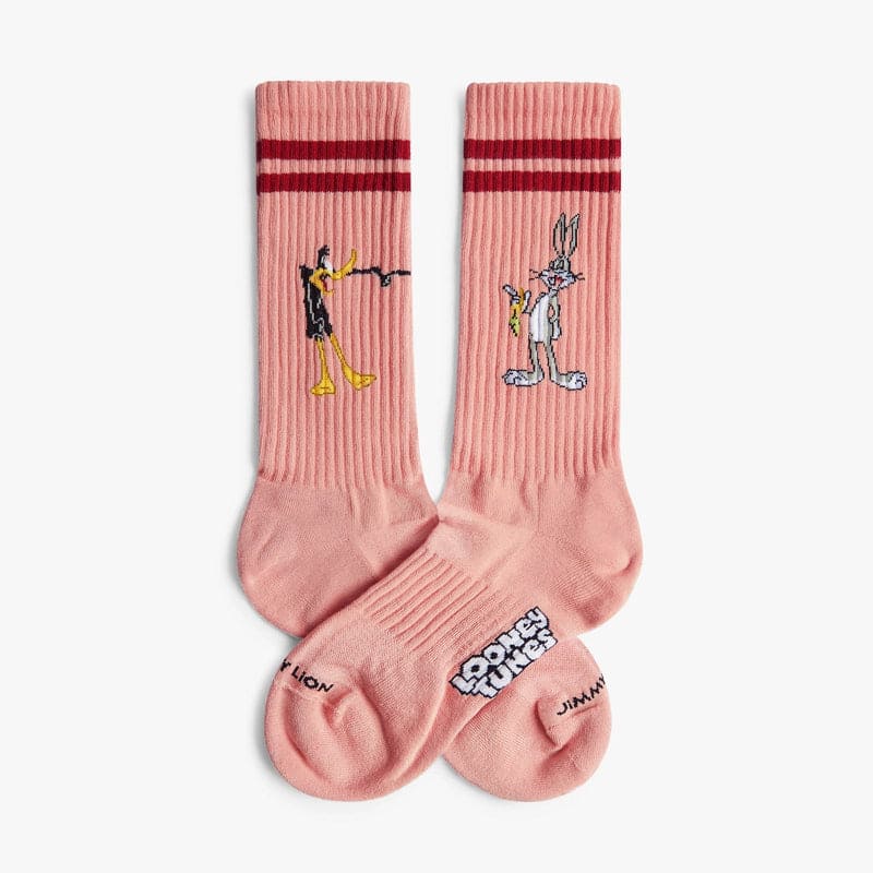 Daffy vs Bugs Athletic Socks for Her