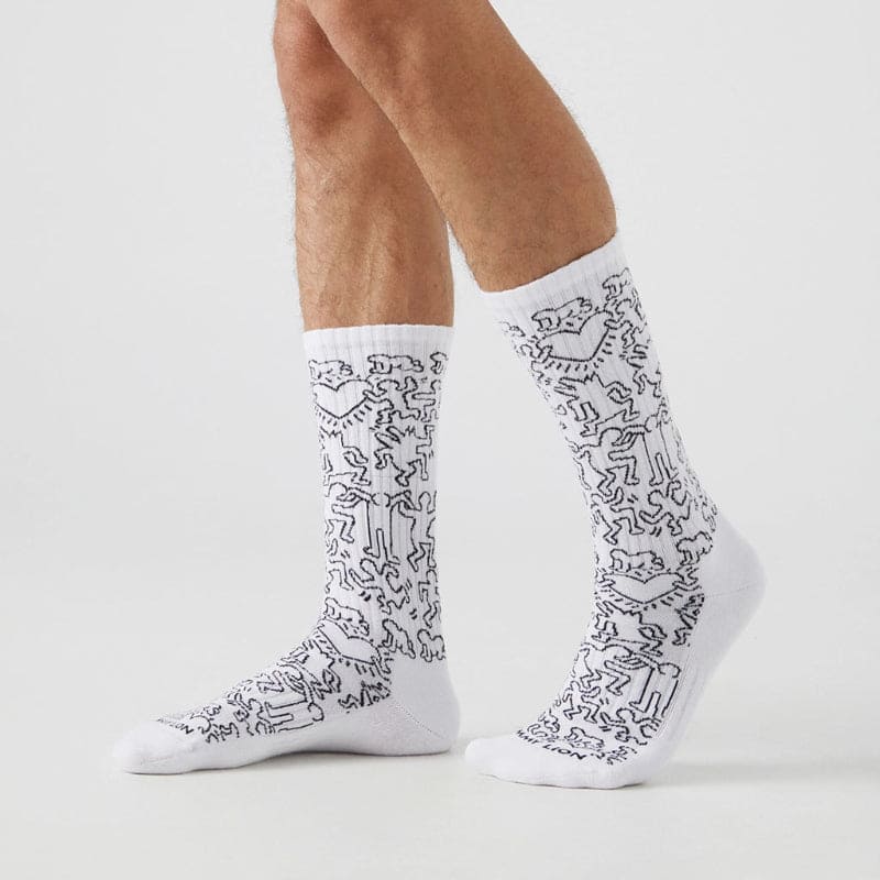 Keith Haring Community Athletic Socks for Him