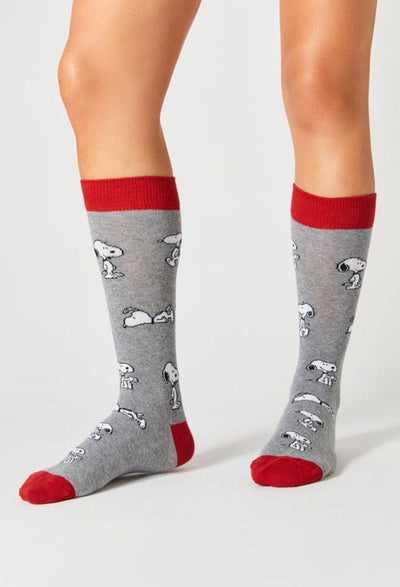 Twin Roads - Snoopy Grey Socks for Him