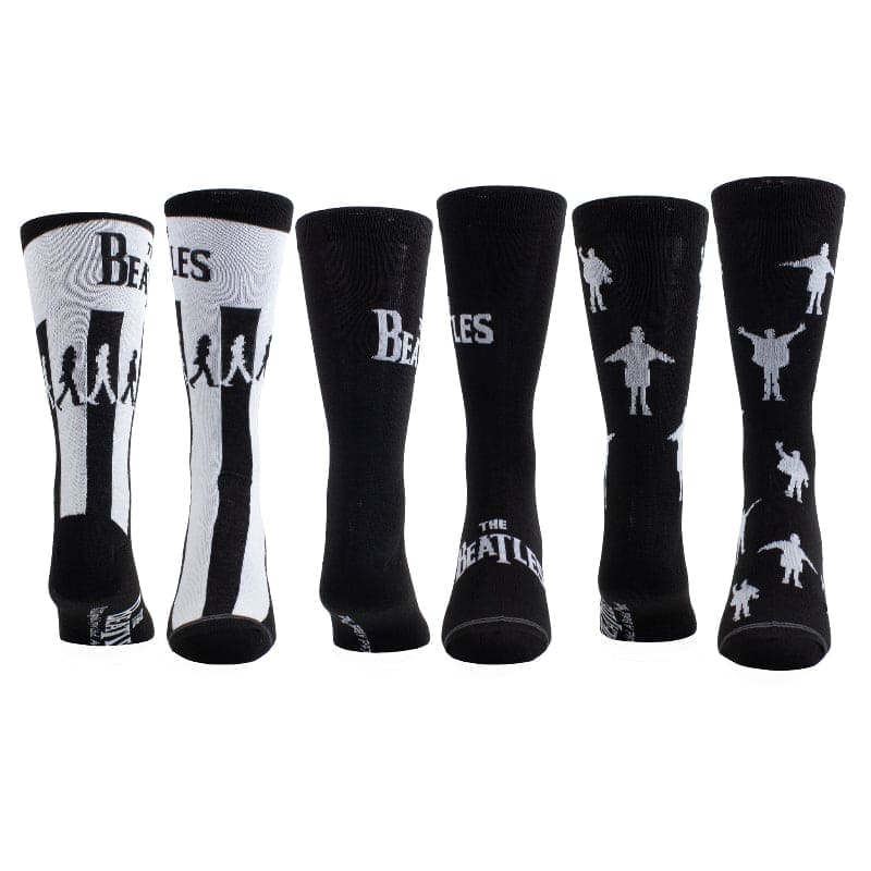 THE BEATLES GUITAR TIN SOCK BOX, 3 PAIR
