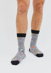 Twin Roads - Snoopy Cosmos Grey Socks for Him