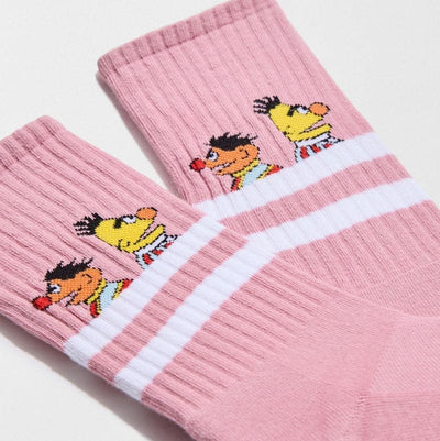 Sesame Street Pink Athletic Bert & Ernie Sock for Her