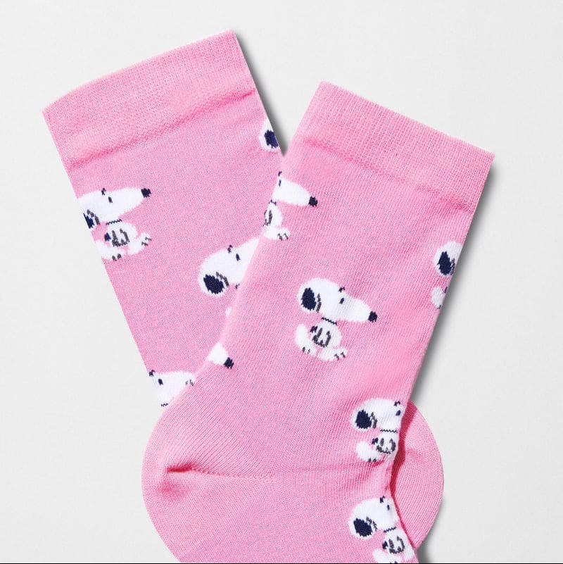 Snoopy  Pink Socks for Her