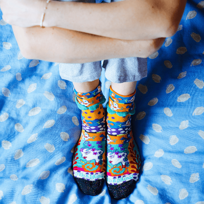 Twin Roads - Monmartre Turn Back Cuff Socks for Her