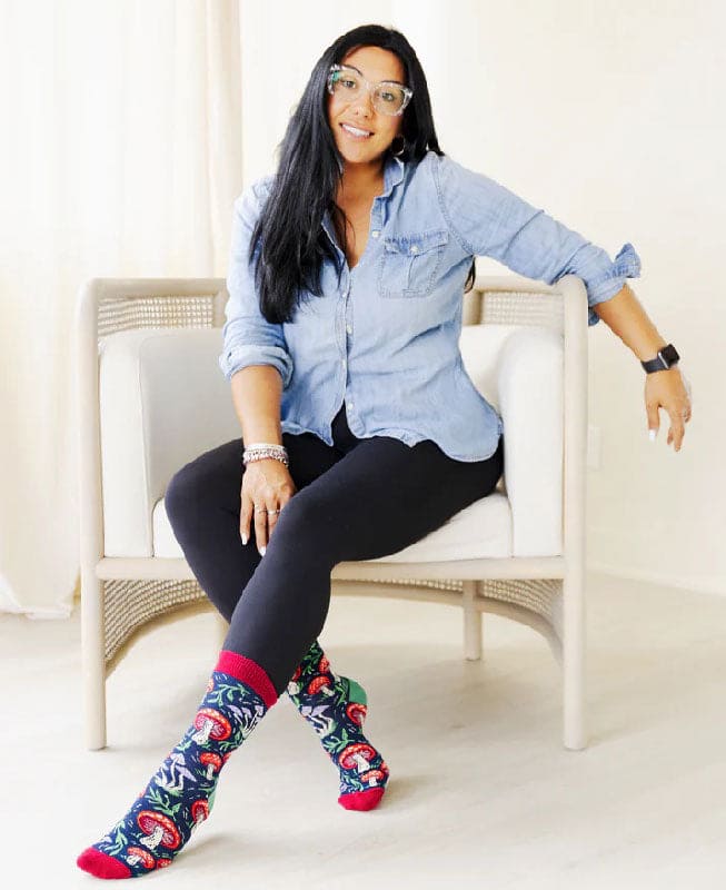 Mushroom Magic Socks for Her