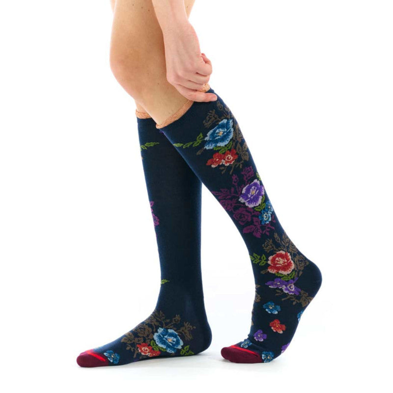 Orange Blossom Knee High Socks for Her