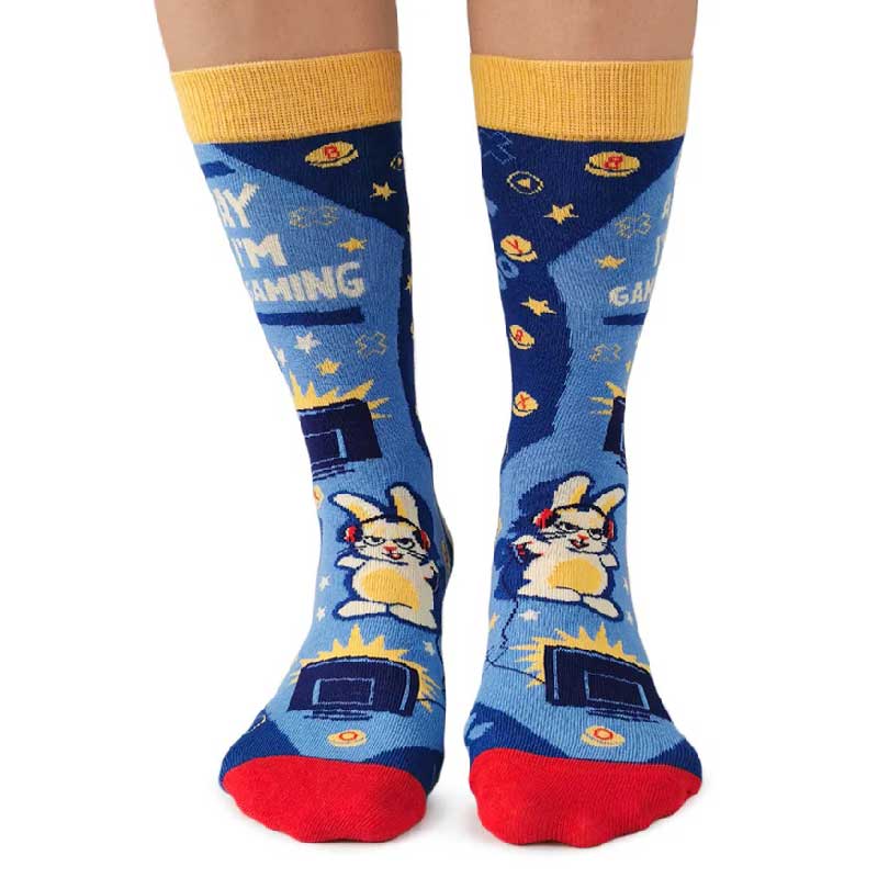 Twin Roads - Go Away I'm Gaming Socks for Her