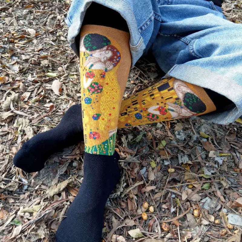 The Kiss by Gustav Klimt Socks for Him