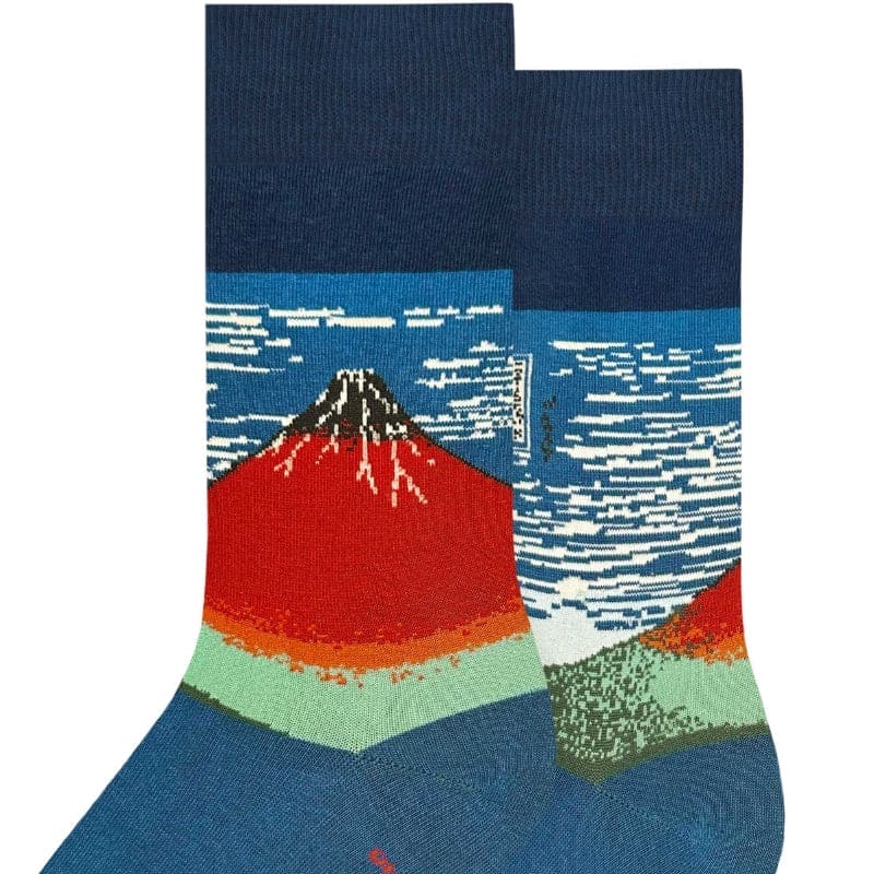 Katsushika Hokusai - Mount Fuji Red for Him