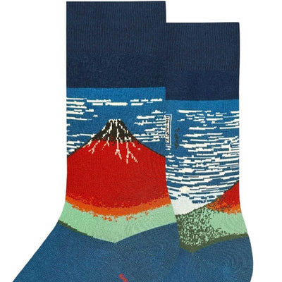 Katsushika Hokusai - Mount Fuji Red for Him
