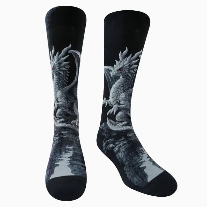Western Dragon Socks for Him 