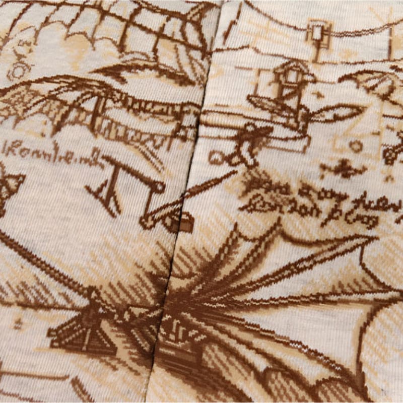 da Vinci Sketches Socks for Him