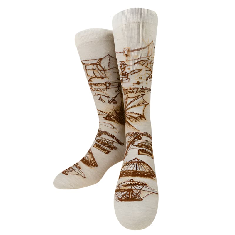 da Vinci Sketches Socks for Him