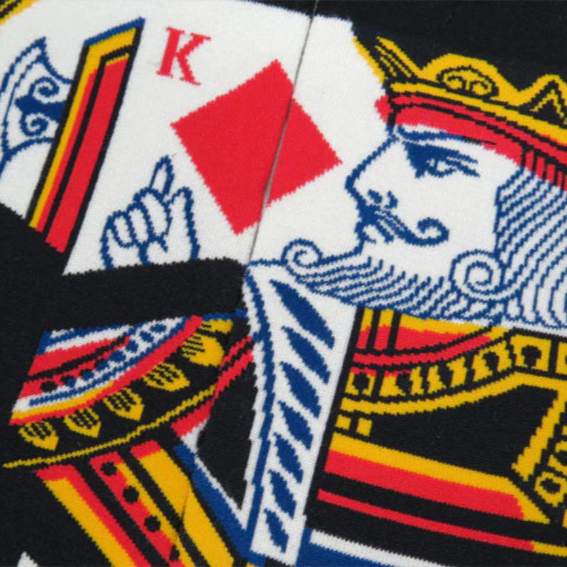 Poker Card King Socks for Him