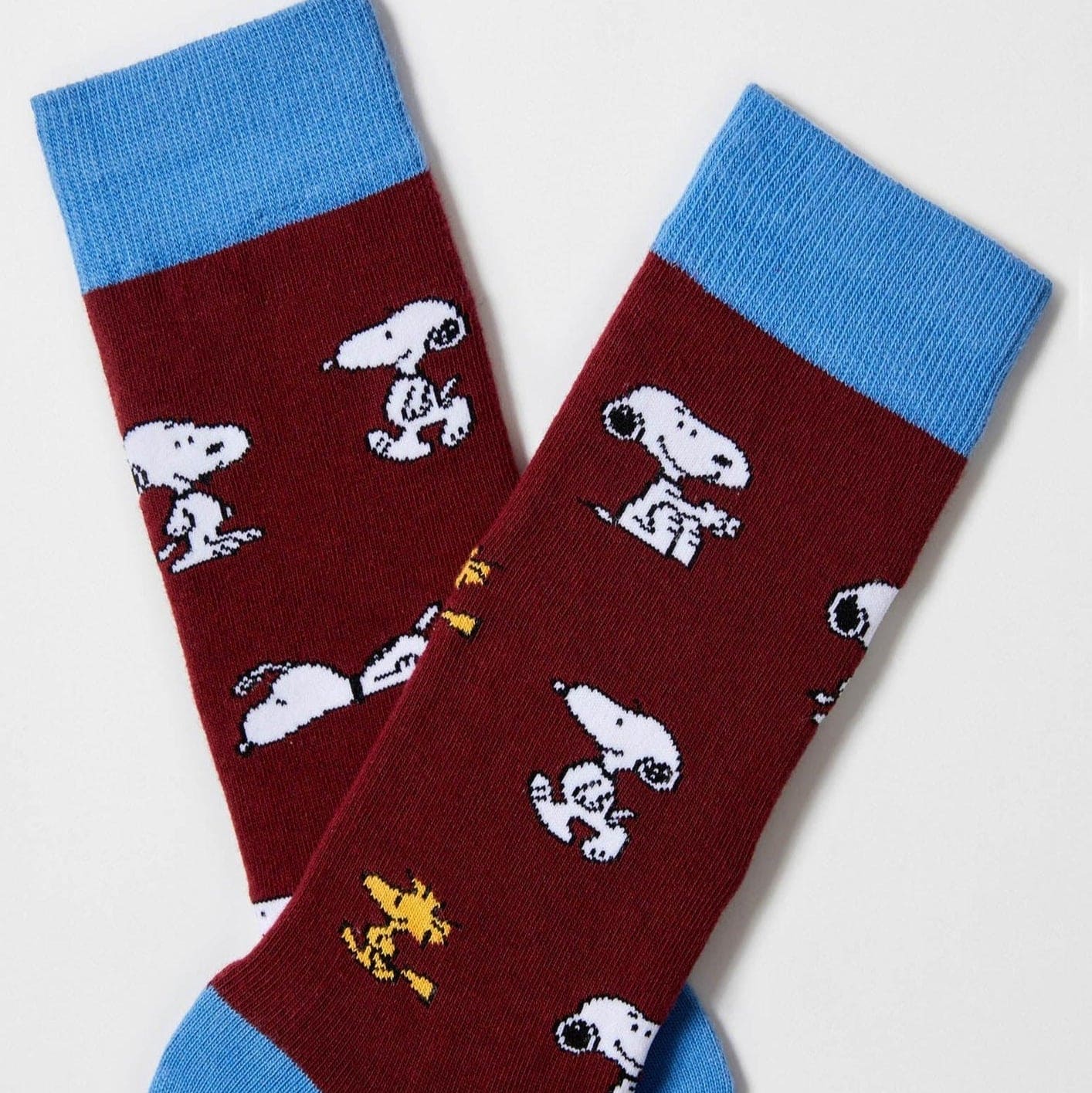 Snoopy Burgundy Socks for Her