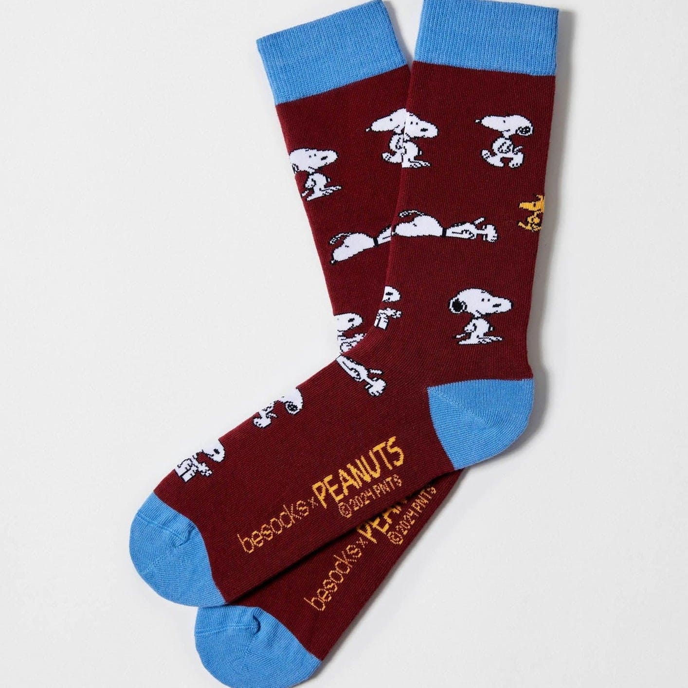 Snoopy Burgundy Socks for Her