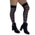 Black Tartan Over The Knee Socks