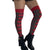 Red Tartan Over The Knee Socks