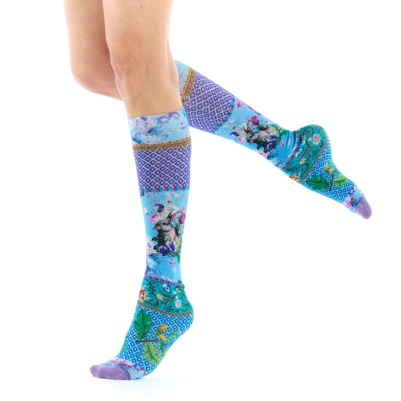 Twin Roas - Garenne Printed Knee High Socks for Her