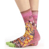 Twin Roads - "The Kiss" Printed Socks for Her