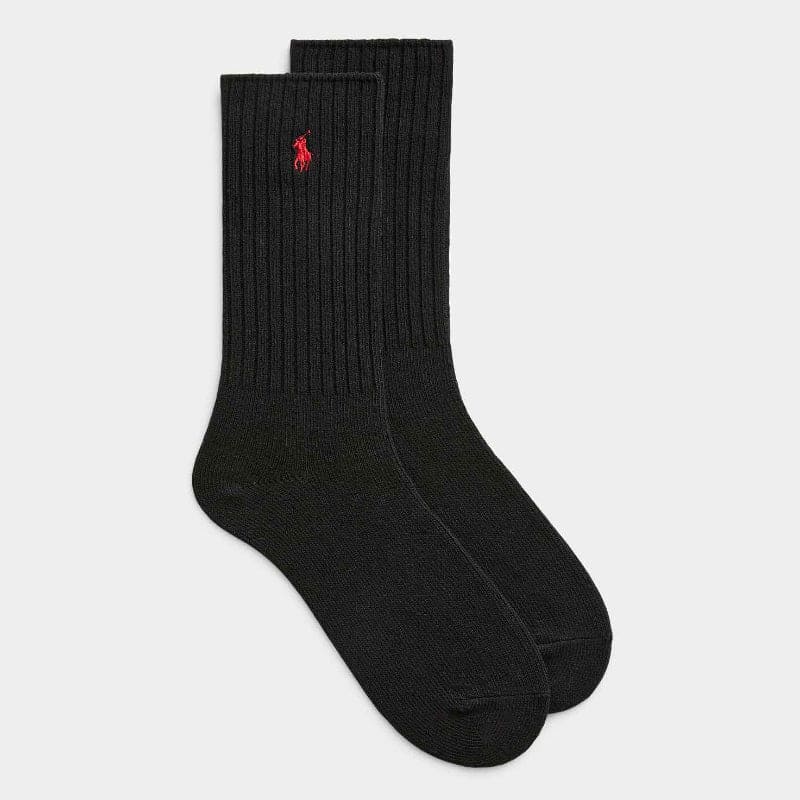 Polo Cotton-Blend Crew Socks