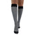 Knee High Socks Black White Checkerboard