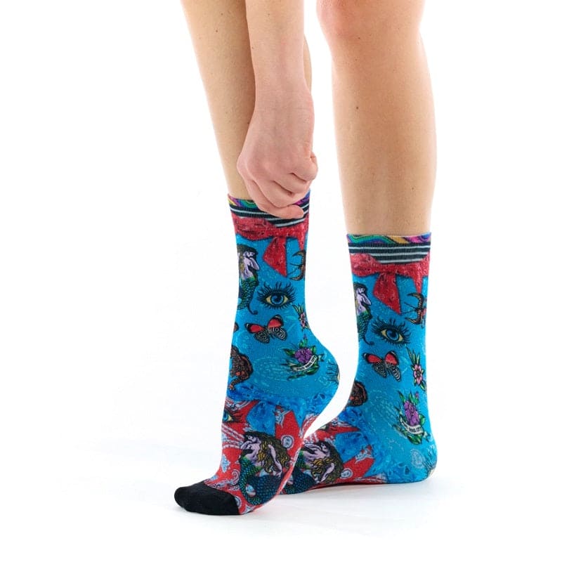 Twin Roads - Bandana Printed Socks for Her