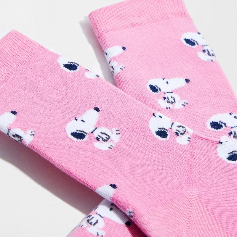 Snoopy  Pink Socks for Her