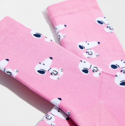 Snoopy  Pink Socks for Her