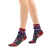 Twin Roads - Carpathian Floral Turn Back Cuff Socks for Her