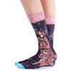 Twin Roads - "Primavera (Spring)" Printed Socks for Her