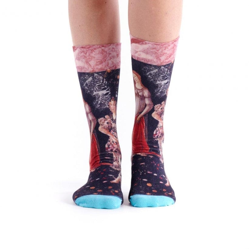 "Primavera (Spring)" Printed Socks for Her