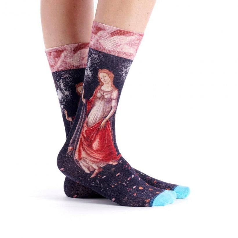 Twin Roads - "Primavera (Spring)" Printed Socks for Her
