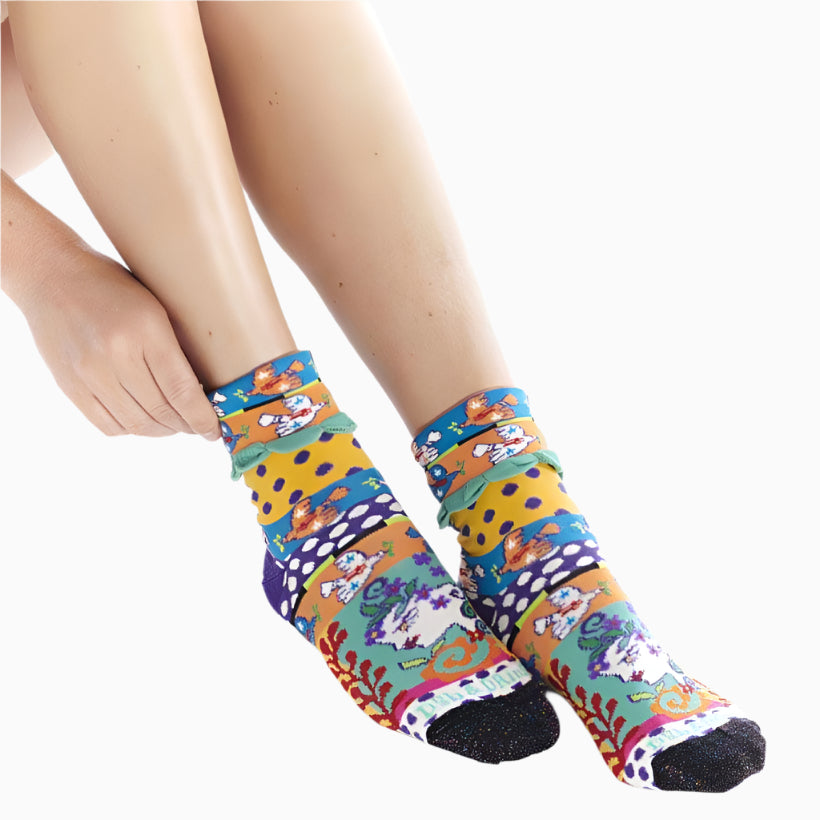 Twin Roads - Monmartre Turn Back Cuff Socks for Her