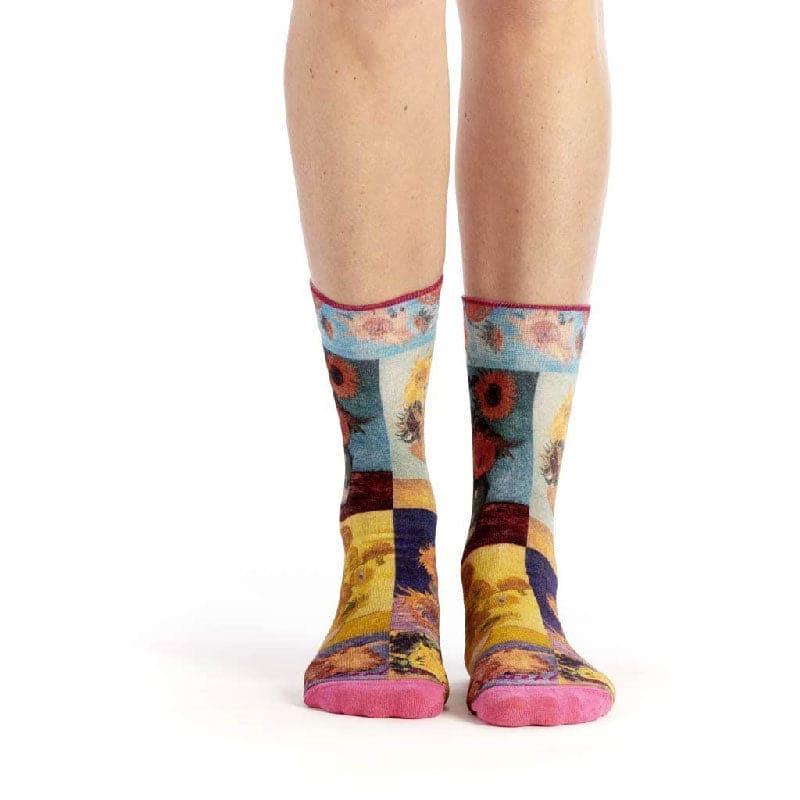 Sunflowers Printed Socks for Her